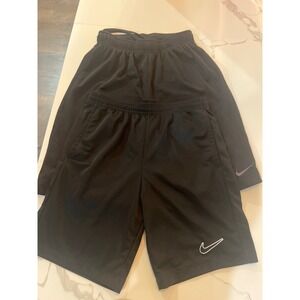 Nike Dri-FIT Athletic Shorts Black Boys Size L Gym Training Basketball Workout